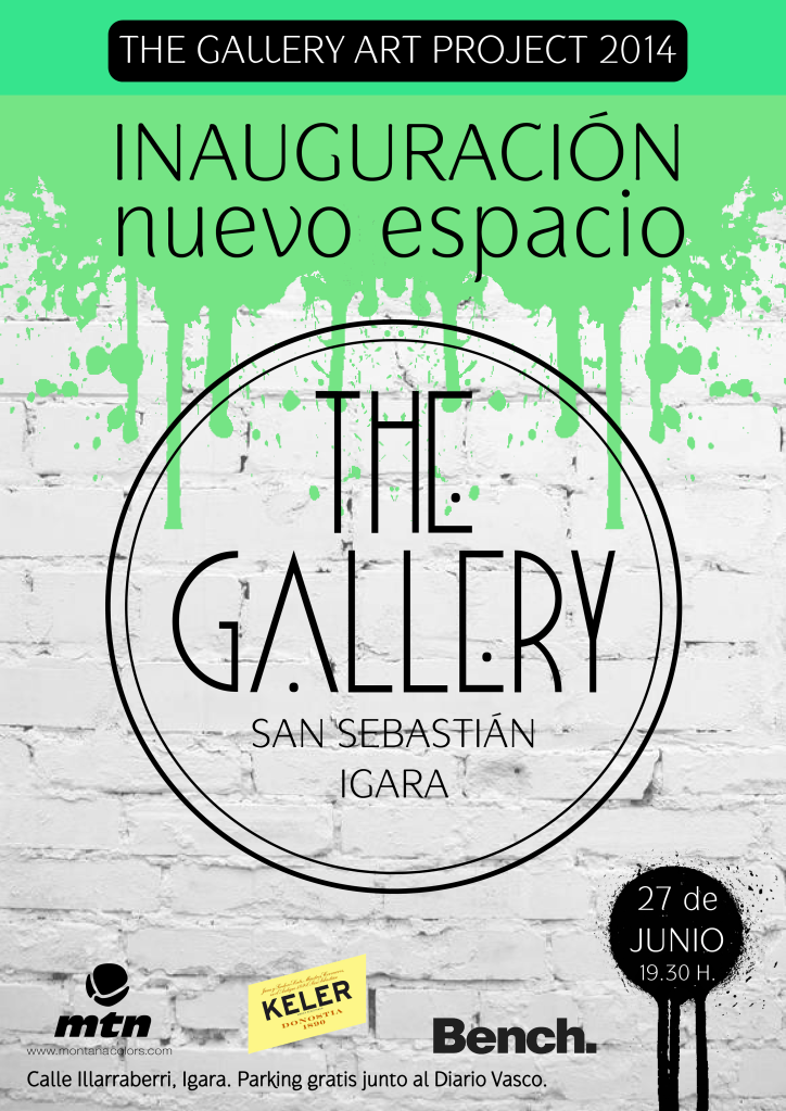 cartel inauguración The Gallery